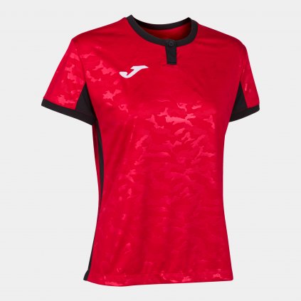 TRIČKO JOMA TOLETUM II ČERVENÁ-ČERNÁ K/R