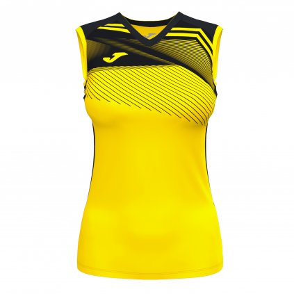 TRIČKO JOMA SUPERNOVA II ŽLUTÁ-ČERNÁ BEZ RUKÁVŮ