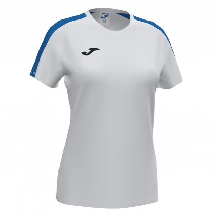TRIČKO JOMA ACADEMY BÍLÁ-SVĚTLE MODRÁ K/R