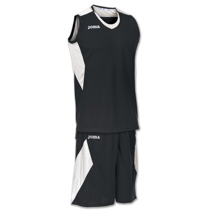 SET JOMA SPACE ČERNÁ-BÍLÁ BEZ RUKÁVŮ