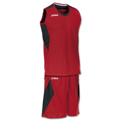 SET JOMA SPACE ČERVENÁ-ČERNÁ BEZ RUKÁVŮ