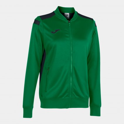 MIKINA DÁMSKÁ JOMA CHAMPIONSHIP VI | PLNÝ ZIP | ZELENÁ-ČERNÁ
