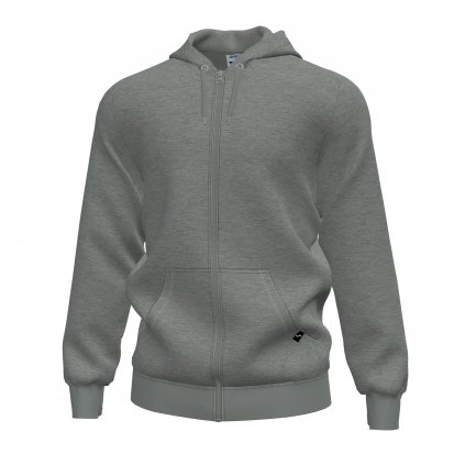 MIKINA JOMA JUNGLE | PLNÝ ZIP S KAPUCÍ | ŠEDÁ