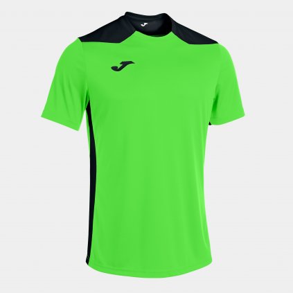 TRIČKO JOMA CHAMPIONSHIP VI | ZELENÁ FLUO-ČERNÁ | K/R