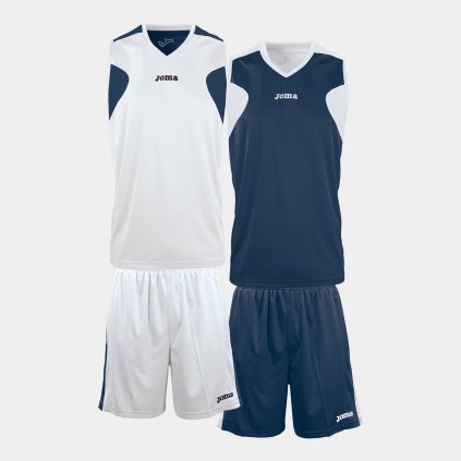 OBOUSTRANNÝ SET JOMA BASKETBALL | BÍLÁ-TMAVĚ MODRÁ