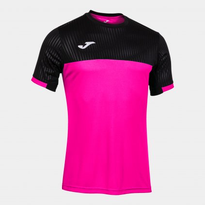 TRIČKO JOMA MONTREAL | RŮŽOVÁ FLUO-ČERNÁ | K/R