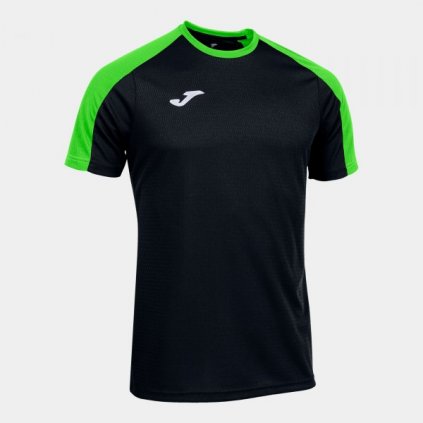 TRIČKO JOMA ECO CHAMPIONSHIP | ČERNÁ-ZELENÁ FLUO | K/R