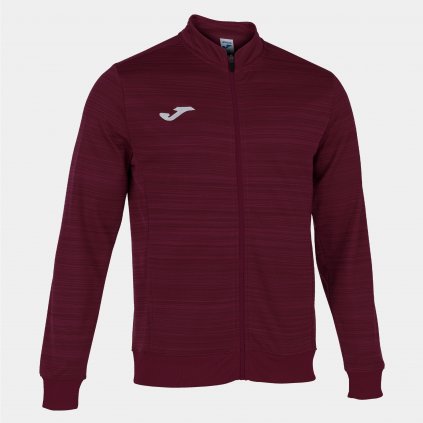 MIKINA JOMA GRAFITY III | PLNÝ ZIP | VÍNOVÁ