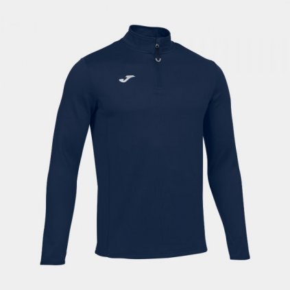 MIKINA JOMA RUNNING NIGHT | POLOZIP | TMAVĚ MODRÁ