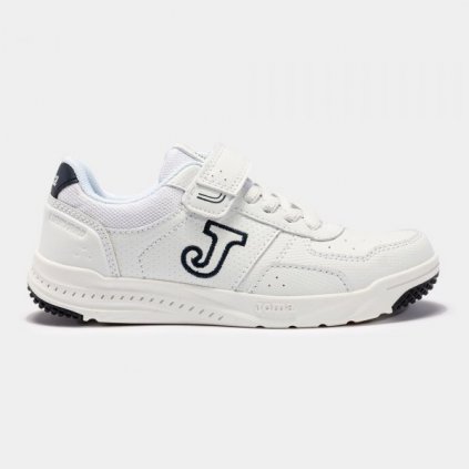 DĚTSKÉ BOTY JOMA HARVARD 2203V | BÍLÁ-TMAVĚ MODRÁ