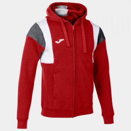 MIKINA JOMA CONFORT III | PLNÝ ZIP S KAPUCÍ | ČERVENÁ