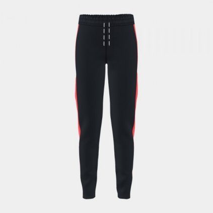 KALHOTY DĚTSKÉ JOMA STRIPE | ČERNÁ-KORÁLOVÁ FLUO