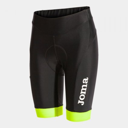 CYKLISTICKÉ KRAŤASY DÁMSKE JOMA CRONO | ČERNÁ-ŽLUTÁ FLUO