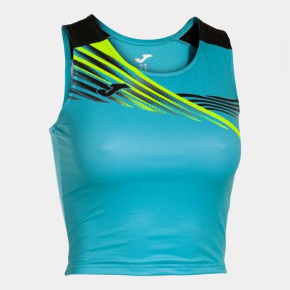 TOP DÁMSKÝ JOMA ELITE X | TYRKYSOVÁ FLUO-ČERNÁ