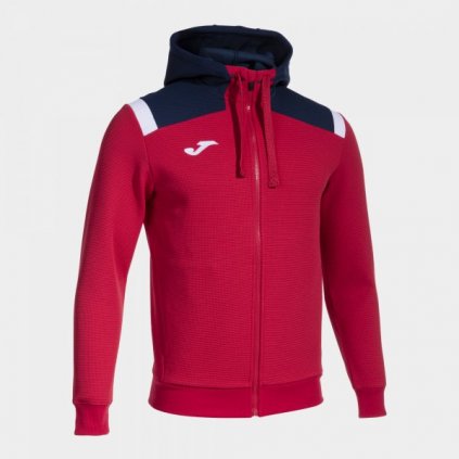 TOLEDO  ZIP-UP HOODIE RED NAVY