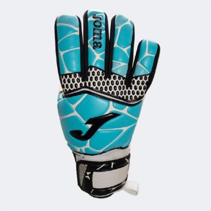 GK- PRO GOALKEEPER GLOVES WHITE TURQUOISE