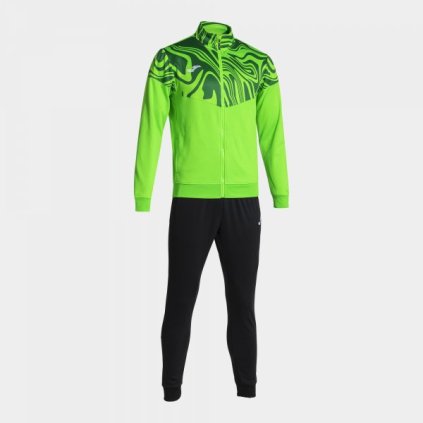 TEPLÁKOVÁ SOUPRAVA JOMA LION II-V | ZELENÁ FLUO-ČERNÁ