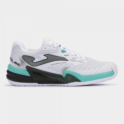 PÁNSKÉ TENISOVÉ BOTY JOMA ROLAND 2402C | BÍLÁ-ČERNÁ * (Velikost 40)