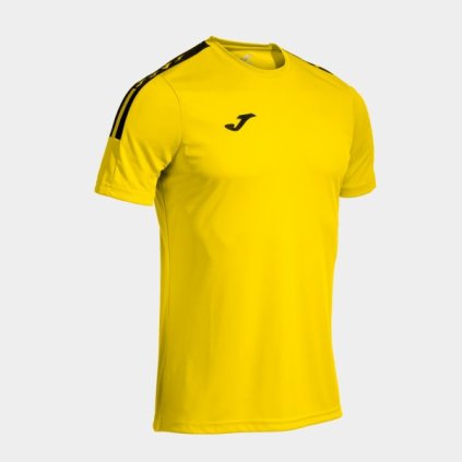 OLIMPIADA SHORT SLEEVE T-SHIRT YELLOW BLACK (Velikost 3XS)