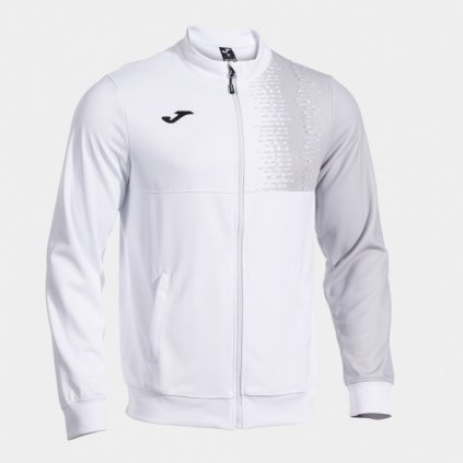 COURT FULL ZIP SWEATSHIRT WHITE (Velikost 2XL)