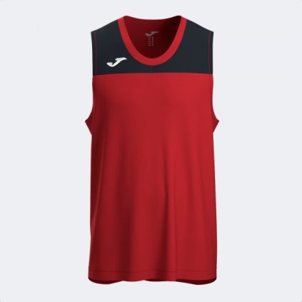 PHOENIX III SLEEVELESS SHIRT RED BLACK (Velikost 3XS)