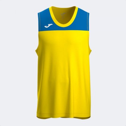 PHOENIX III SLEEVELESS SHIRT YELLOW ROYAL BLUE (Velikost 3XS)