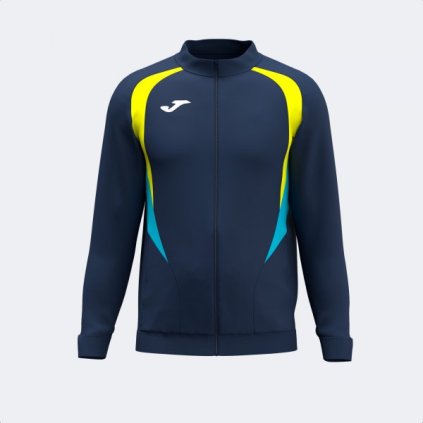 CHAMPIONSHIP 20 FULL ZIP SWEATSHIRT DARK NAVY FLUOR YELLOW (Velikost 2XS)