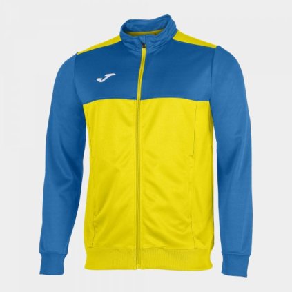 WINNER FULL ZIP SWEATSHIRT YELLOW-ROYAL BLUE (Velikost 2XL)