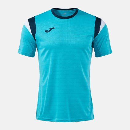 TRIČKO JOMA TERRA | TYRKYSOVÁ FLUO-TMAVĚ MODRÁ | K/R