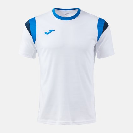 TRIČKO JOMA TERRA | BÍLÁ-SVĚTLE MODRÁ | K/R