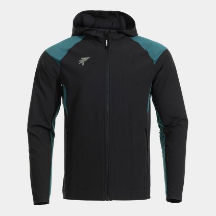 MIKINA JOMA OUTDOOR | PLNÝ ZIP S KAPUCÍ | ČERNÁ