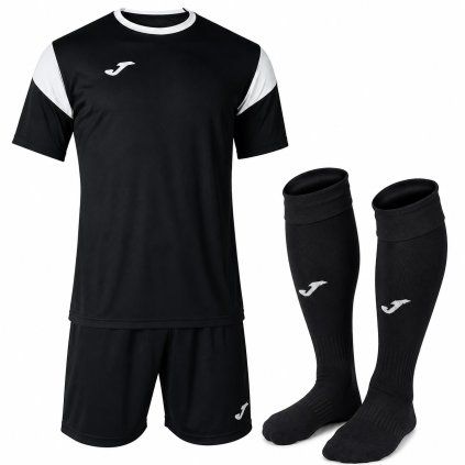 ZÁPASOVÝ SET JOMA PHOENIX | ČERNÁ-BÍLÁ | K/R