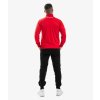 Zadní pohled na tepláková souprava givova one full zip v červená-černá barvě – sportovní vybavení, josport.cz