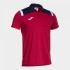 TOLEDO SHORT SLEEVE POLO RED NAVY