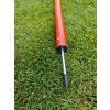 SLALOMOVÁ TYČ S BODCEM | 160 cm | 32 mm | ČERVENÁ