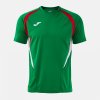 T-CHAMPIONSHIP SHORT SLEEVE T-SHIRT GREEN RED (Velikost 3XS)