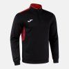 MIKINA JOMA WINNER IV | POLOZIP | ČERNÁ-ČERVENÁ