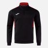 MIKINA JOMA WINNER IV | POLOZIPS | ČIERNA–ČERVENÁ