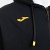 MIKINA JOMA COMBAT | PLNÝ ZIP S KAPUCÍ | ČERNÁ