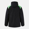 GLACIER ANORAK BLACK FLUOR GREEN