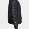ZIMNÍ BUNDA JOMA HEROIC BOMBER | ČERNÁ-TMAVĚ ŠEDÁ