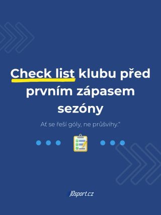 Sezóna začíná. Chaos taky. Kolik máte v síti děr? 🙈🤯 Mrkni, jestli má tvůj klub vše ready ✔️ Ulož si checklist a začni...