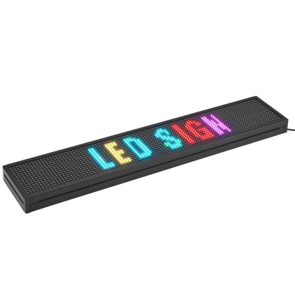 Programozható LED kijelző tábla 99x19cm