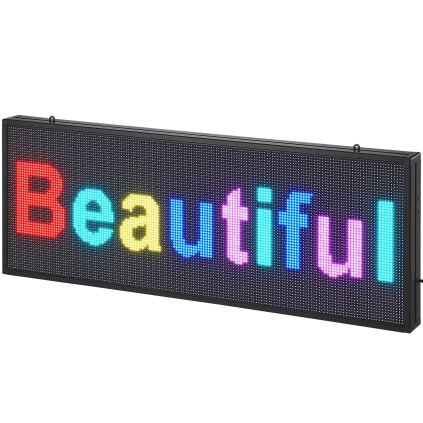 Programozható LED kijelző tábla 99x35cm