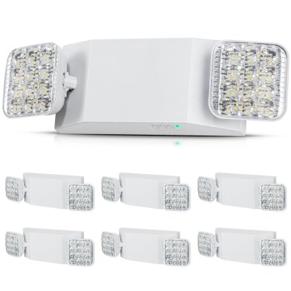 Kereskedelmi LED vészvilágítás 6db Tartalék akkumulátor
