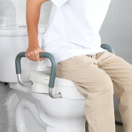 Megemelt WC-ülőke kerek és hosszúkás WC-khez