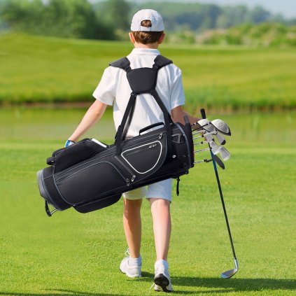 Golftáska 14 irányú rendszerezővel és 11 zsebbel