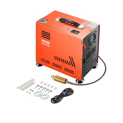 PCP légkompresszor 800 W kéthengeres PCP légpuska kompresszor 4500 PSI/30 MPa