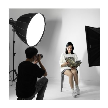 Parabolic Softbox 33 gyorskioldással, gyorsan összecsukható és hordozható