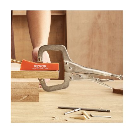 Pocket Hole Jig, 56 db Mini Jig Pocket Hole System 9"-es C-bilincssel, lépcsőfúróval, csavarkulccsal, fúróütköző gyűrűvel, négyszögletes meghajtó bittel és csavarokkal, barkács asztalos munkákhoz